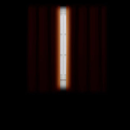 Orange Blackout Curtains 66 x 63 Inch Length/Set of 2 Curtain Panels/Thermal - Image 3