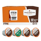 Fresh Roasted Coffee, African Variety Pack, K-Cup Compatible, 96 Pods