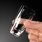 KAMMAK Shot Glasses Set of 2, 60ml/2oz Clear Espresso Shot Glass with Heavy Base for Bar Restaurants Home, Small Whiskey Shot Glass for Vodka, Whiskey, Tequila, Spirits & Liquors