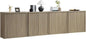 SICOTAS Buffet Cabinet with Storage 138.4" Sideboard Accent Modern Credenza by SICOTAS