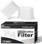 18-Pack Charcoal Water Filters Compatible with Breville BWF100 Machines, Breville Espresso Machine Water Filter Replacements
