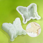 mostsom 3D Butterfly Design Silicone Mousse Mold DIY Dessert Pudding Chocolate Mould Wedding Cake Decorating Tools Bakeware (A_ Butterfly)