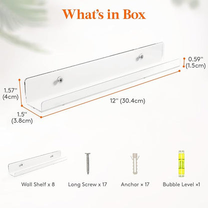 Lifewit Narrow Floating Shelves - Image 3