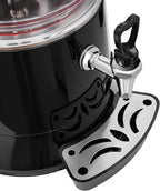 10L Commercial Hot Chocolate Machine Maker,110V Hot Chocolate Melting Machine,Temperature Adjustable Hot Beverage Warmer Dispenser for Chocolate Coffee Milktea (Black)