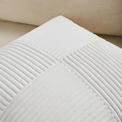 Fancy Homi 2 Packs White Euro Decorative Throw Pillow Covers 26x26 Inch - Image 3