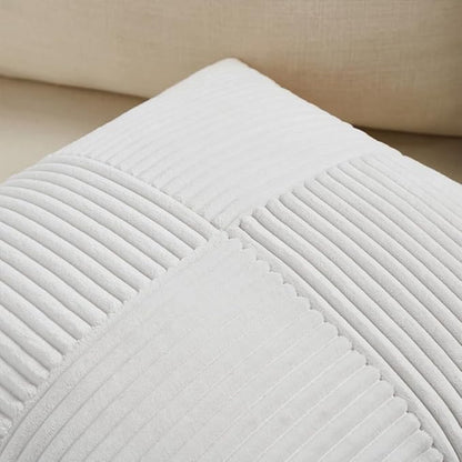 Fancy Homi 2 Packs White Lumbar Decorative Throw Pillow Covers 16x32 Inch - Image 4