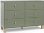 Storkcraft California 6-Drawer Double Dresser by Storkcraft