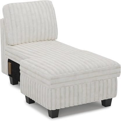 Belffin Modular Sectional Storage Chaise Module - Image 8