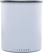 Planetary Design Airscape Kilo Coffee Storage Canister - US Patented Inner Plunger Lid Removes Excess Oxygen - Don't Buy airtight, Buy AIR-Less - Holds 2.2 lbs Coffee Beans - (Matte Gray)