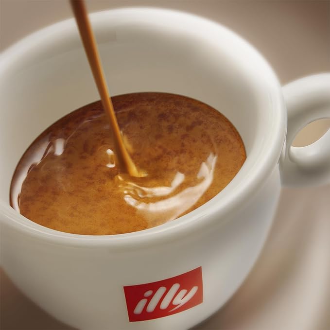 Illy Whole Bean Coffee, Intenso Bold Roast - Bold & Flavorful - 100% Arabica - Whole Beans - Pressurized Packaging Sealed for Freshness - 8.8oz can (Pack of 6)
