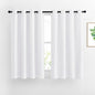 NICETOWN White Small Window Curtain 54 inches Length by NICETOWN