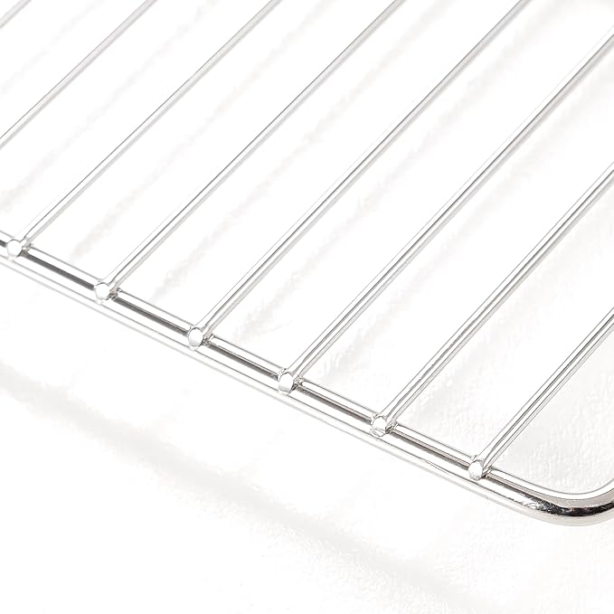 Cooling rack,2-Pack Heavy-Duty Stainless Steel wire rack for cooking (16.5"x11.5") - Oven Baking Wire Rack for Sheet Pans, Bread, Dishwasher Safe & Non-Toxic Metal Grates