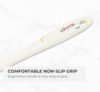 Elihome Mini Silicone Spoonula - Non-Stick Heat Resistant Silicone Scraper Spatula for Mixing, Serving, Scraping, Stirring, and More, 8.75 Inch, Sprinkles