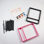 PYO Cookie cutter and stencil set starter kit Baking stencils and cutters bundle DIY bakery decorating kit Paint Your Own Cookie cutter with stencils Icing stencil and cookie cutter combo(PYO Set)
