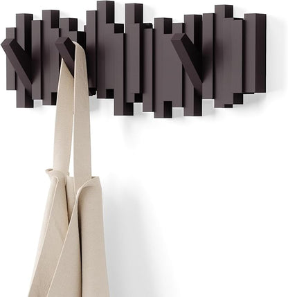 Umbra Sticks Wall-Mounted Coat Rack Rail Hook by Umbra