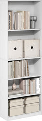 Furinno Jaya Book Shelf, 5-Tier Tall Book Shelf, Bookcase by Furinno-FitsYourSpaceFitsYourBudget