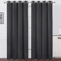 Blackout Curtains 52 x 108 inch/Dark Grey Curtains Set of 2 Panels/Thermal by Lemomo