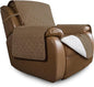 Easy-Going Reversible Couch Cover, Oversized Recliner, Camel/Ivory | Machine by Easy-Going