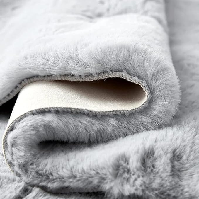 ORINOVA Faux Fuzzy Washable Fur Area Rugs - Image 6