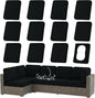 Waterproof Outdoor Cushion Covers, Stretch Patio Slipcovers | UV Resistant by hyha