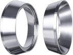 54mm Espresso Dosing Funnel, MATOW Stainless Steel Coffee Dosing Ring Compatible with Breville 54mm Portafilter