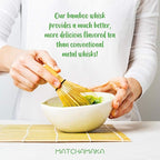 Whisk - Natural Bamboo - MATCHAMAKA 80 Prong Chasen - Traditional Japanese Bamboo Matcha Whisk - Matcha Ceremonial Powder whisk- The Perfect Matcha Green Tea Ceremony Whisk