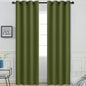 Yakamok Room Darkening Curtains 52x84 inch Length Olive Green-Living Room | 2 by Yakamok