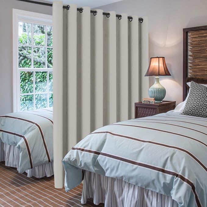 H.VERSAILTEX Blackout Patio Curtains 100 x 108 Inches - Image 2