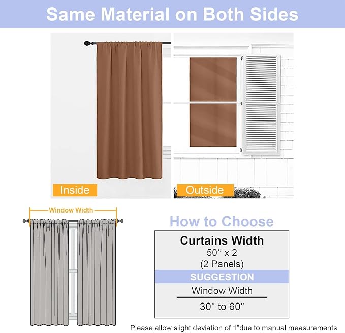 Simplebrand Sun Baked Blackout Curtains - Image 8