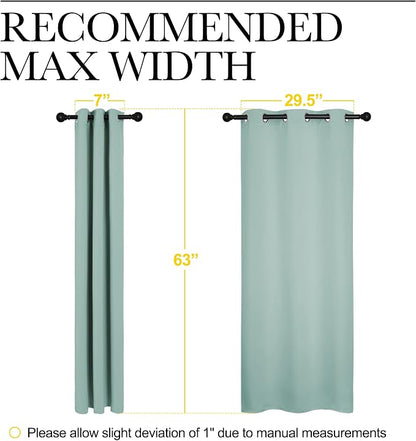 NICETOWN Kitchen Curtain Panels Blackout Draperies, Thermal Insulated Solid - Image 7