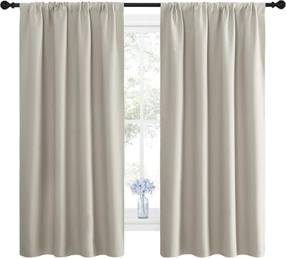 NICETOWN Blackout Curtains for Living Room, Darkening Window Curtain Panels - Image 2
