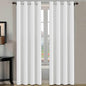 H.VERSAILTEX White Curtains for Bedroom Thermal Insulated Living Room Curtains by HVERSAILTEX