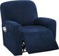 H.VERSAILTEX Velvet Stretch Recliner Couch Covers 4-Pieces Style Recliner Chair by HVERSAILTEX