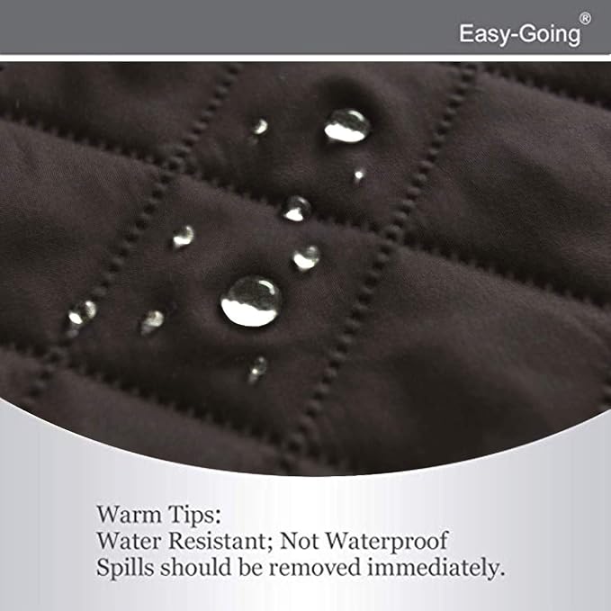 Easy-Going Reversible Couch Cover, Large Futon Sofa, Chocolate/Chocolate | - Image 5