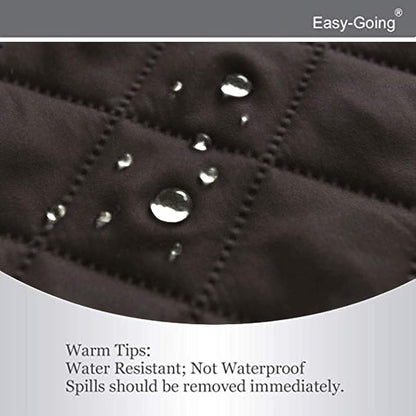 Easy-Going Reversible Couch Cover, Small Chair, Chocolate/Chocolate | Machine - Image 4