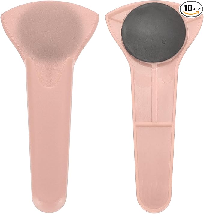 uxcell 2 Pcs Magnetic Scissor Holder, 7.48" x 3.46" Plastic Scissors Cover Durable Waterproof Protector Portable with Round Magnetic Absorber for Kitchen Shears, Pink