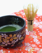 Japanese Traditional Handcrafted Matcha Chawan Tea Bowl Cup Set of 5 Ceremony Tableware Pottery (Hannnari Wan Zoroi Tenmoku)