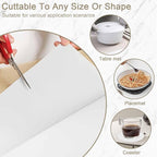 49.2"x15.7"(125cmx40cm) Large Silicone Mats for Kitchen Counter, Non-Slip Placemats, Heat Resistant Countertop Protector, Waterproof Craft Mat, Black