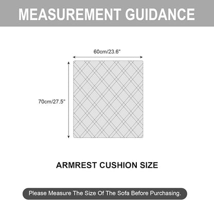 Genina Sofa Armrest Cover, Anti-Slip Armchair Slipcovers - Image 4