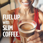 VitaCup Slim Instant Coffee Packets, with Garcinia, Fiber, B Vitamins, Bold & Smooth, Medium Dark Roast, 100% Arabica Coffee in Single Serve Sticks, 10 Ct