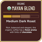 Don Francisco's Organic Mayan Blend Coffee - 100 K-Cup Compatible Single-Serve Pods - 100% Arabica - Bold Flavor with Floral Aroma and Chocolate Hints - Compatible with Keurig Brewers