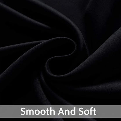 Yakamok Room Darkening Curtains 52x90 inch Length Black-Living Room | 2 panels - Image 5