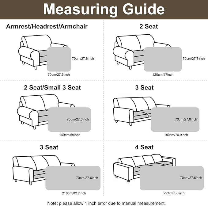Smiry Couch Cover for Dogs, Non Slip Fuzzy Pet Sofa Arm Covers Washable | Sofa - Image 9