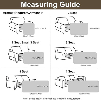 Smiry Couch Cover for Dogs, Non Slip Fuzzy Pet Sofa Arm Covers Washable | Sofa - Image 9