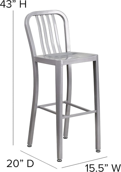 Flash Furniture Gael 30" Commercial Metal Barstools - Image 3