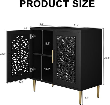 ARTPOWER Vintage Accent Cabinet - Image 2