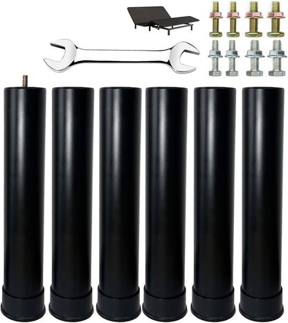 Benbuoo 13 Inch Metal Adjustable Bed Base Frame Leg Replacement Heavy Duty by Unknown