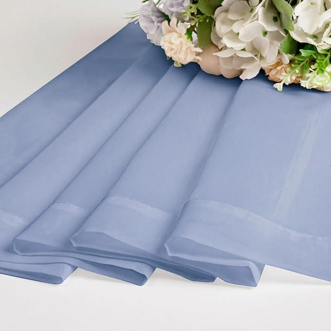 Chyhomenyc Sheer Curtains 108 Inch Length 2 Panels Set - Image 8