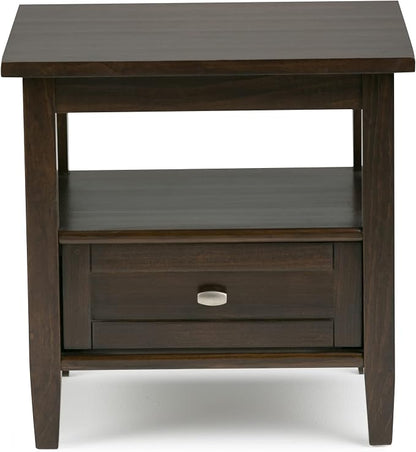 SIMPLIHOME Warm Shaker Solid Wood Transitional-Style 36-inch Wide Coffee Table - Image 8