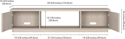Henn&Hart Fluted TV Stand for TVs up to 78" - Image 3